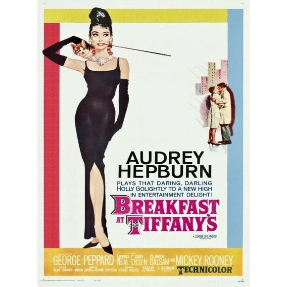 SET 2 Audrey Hepburn breakfast at Tiffany celebrity picture print wall art decor - Picture 3 of 9
